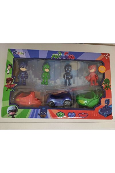 TURKAFONE Pjmasks Arabalı Pijamaskeliler Set