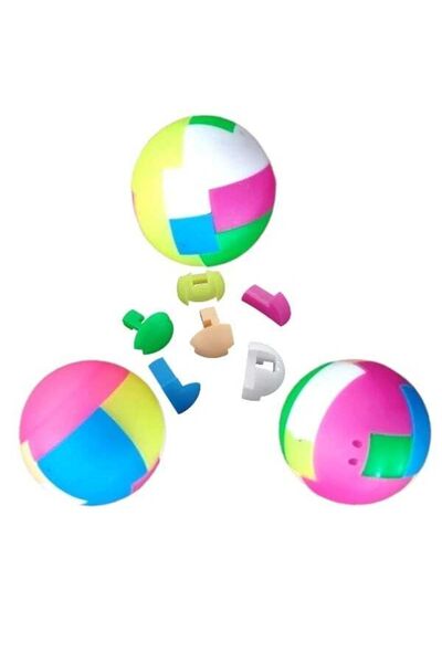 TURKAFONE 3 Adet Tangram Top Zeka Oyunu