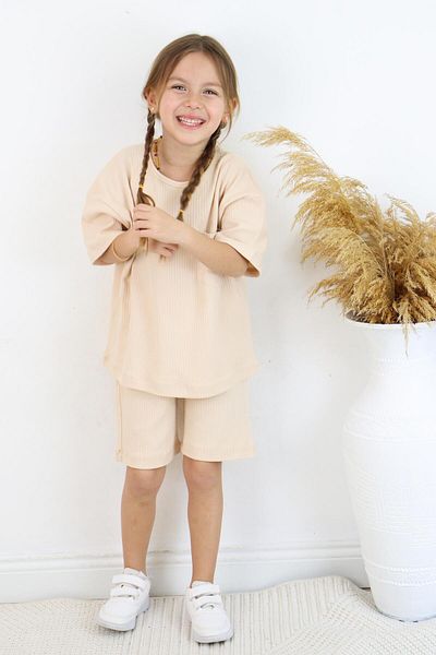 MiaBaby Set de costum dublu cu raport interlock