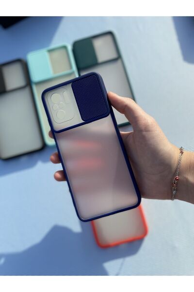 MM KILIF AKSESUAR Redmi Note 10 Kamera Sürgülü Mika Kılıf
