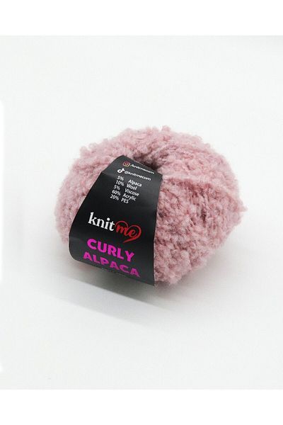 knitme Κνίτ Με Κούρλι Άλπακα Κc14
