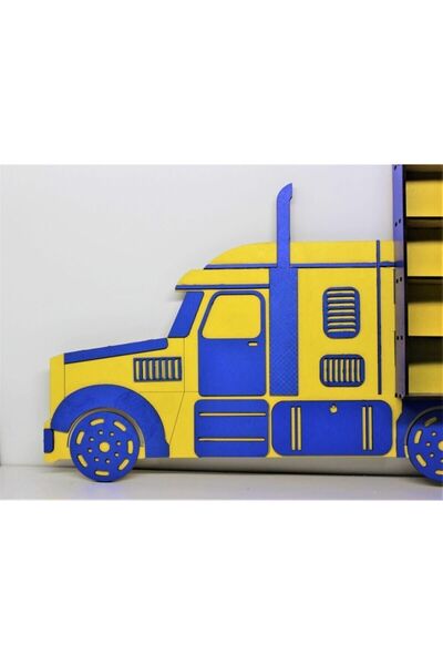 TURKAFONE Ahşap Dekoratif Tır Araba Rafı