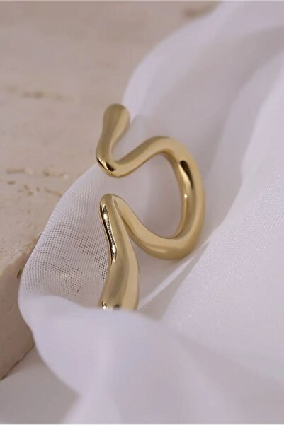 Dora Accessories Kadın Altın Renk Tasarım Ear Cuff (kıkırdak Küpe)