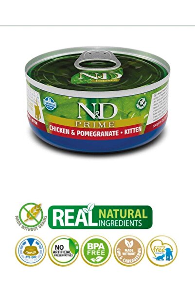 N&D Tavuk & Narlı Yavru Kedi Maması 70 gr