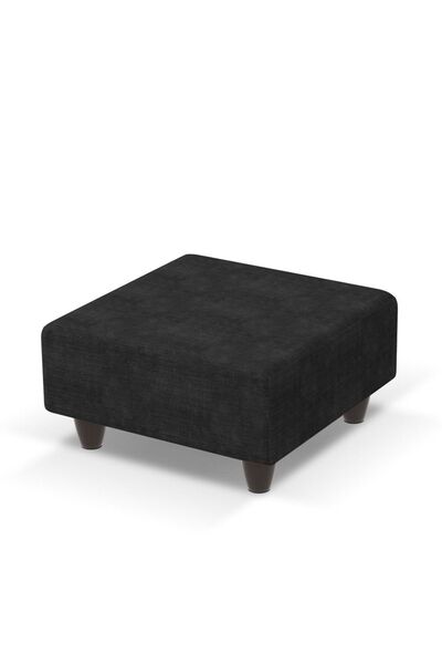 Gaga Mobilya Saka Puf Siyah