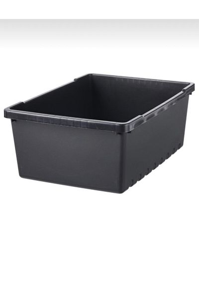 IKEA Uppsnofsad Black Storage Box