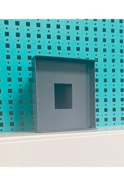 Acil Pano Açılı Diafon 15x15x10,5 Ap 1 Zil Paneli, Metal Yön Çevirme Ve Koruma Kutusu Antrasit