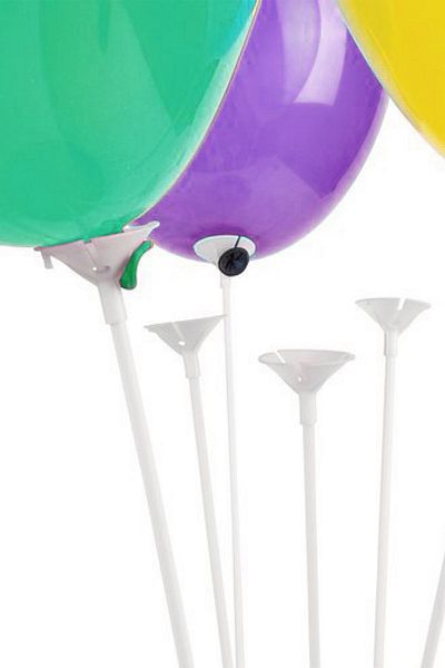 Elif mağazacılık 100 Pieces Plastic Balloon Stick Balloon Holder