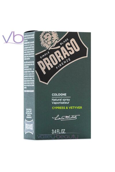 Proraso Eau De Cologne - Cypress & Vetyver 100 ml