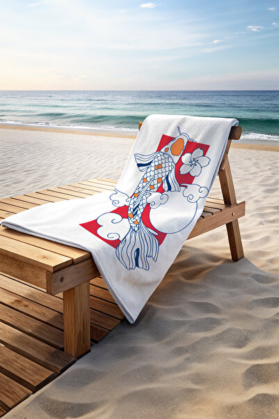 Walltage Gold Fish Beach Towel - 75cm x 150cm