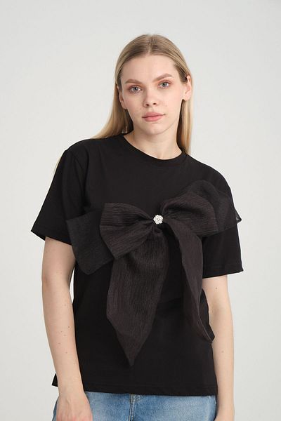 Pulli Collection Tricou pentru femei Black Bow