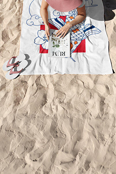 Walltage Gold Fish Beach Towel - 75cm x 150cm