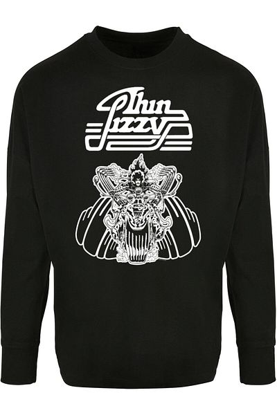 Merchcode Herren Thin Lizzy - Rocker Solid Oversize Longsleeve