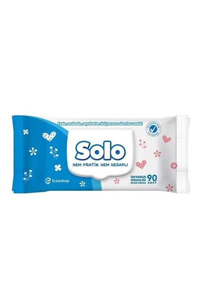 Solo Ocean Freshness Wet Towel Wipes 90 pcs T41547