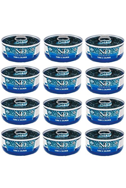 Farmina N&d Ocean Ton Balığı Ve Somonlu Yetişkin Kedi Konservesi 70 Gr 12 Adet