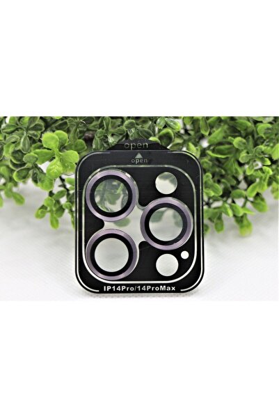 Tezcan Aksesuar IPHONE 14 PRO/14 PRO MAX Uyumlu Safir Cam Koruma Takma Aparat...