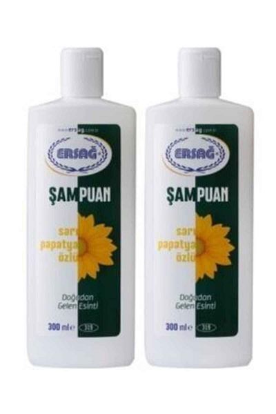 Ersağ 300 ml Yellow Chamomile Extract Shampoo - 2 Pieces