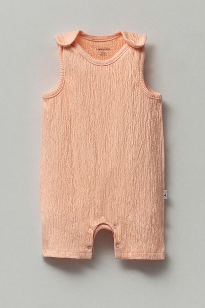 Mother Love Draped Fabric Shorts Jumpsuit for Baby Girl