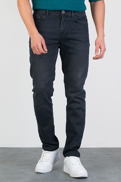 HALAT'S Ανδρικά Jean Jean James Smoked Anthracite Grinding Slim Fit Lycra