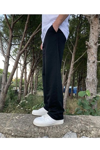 THE WHITE Μαύρο Loose Cut Εποχιακό Φούτερ Compacte