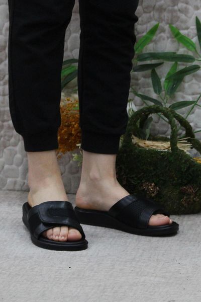 Ceyo 9984-5 Black Comfort Women's Slippers - Bone Protrusion Special