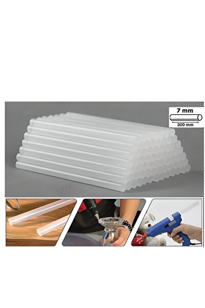 Genel Markalar 15 Adet Sıcak Ince Mum Silikon 7 Mm Boy 30 Cm