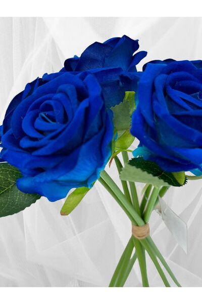 Genel Markalar Yapay Kadife Gül Demeti 7'li 1. Kalite