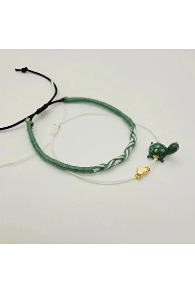 ozgurca aksesuar Murano Kaplumbağa Rasta Örgü Tasarım Bileklik