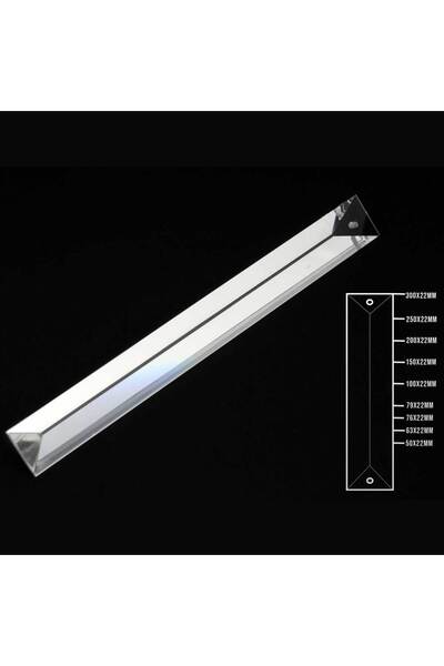 yıldırımavize Kristal Tabut Desen Avize Taşı 10 Cm 3 Adet (METAL HALKA HEDİYE)
