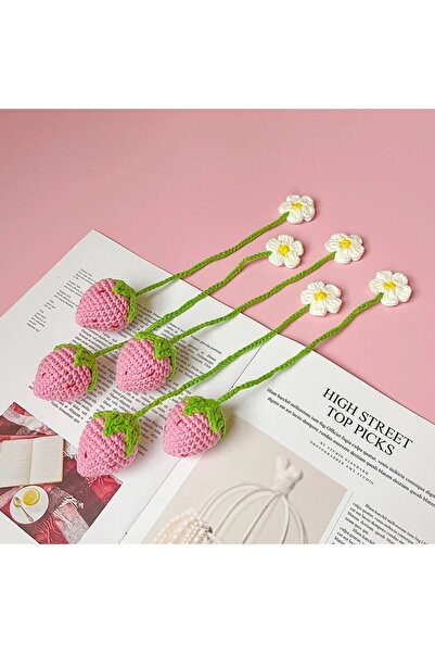 afralya home Amigurumi Figured Bag Accessory, Multi-Purpose Knitted Accessory, Knitted Keychain, Knitted Auto Mirror Ornament