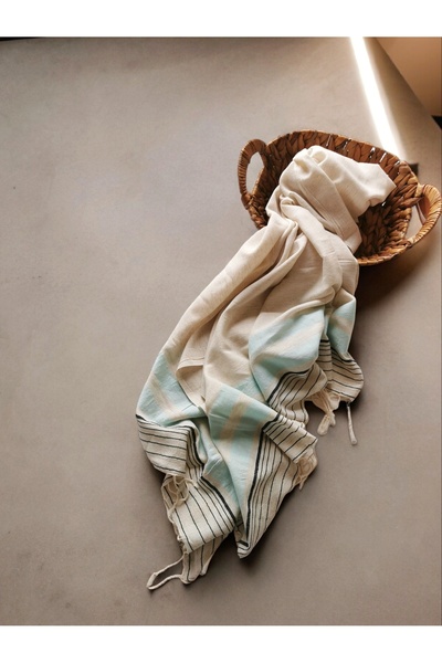 Halley Concept 90x170 Linen Striped Hand Woven Peshtemal