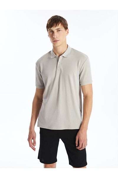 LC Waikiki Kurzarm-T-Shirt mit Polokragen für Herren – LCW