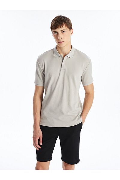 LC Waikiki Kurzarm-T-Shirt mit Polokragen für Herren – LCW