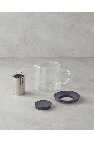 English Home Lena Transparent Borosilcate Teapot