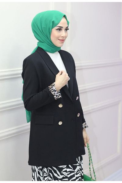 MODA MAÇKA PARK JACHETĂ BLAZER CĂPTUȘITĂ PENTRU FEMEI, AUR, NASTURI, MODEL LEOPARD