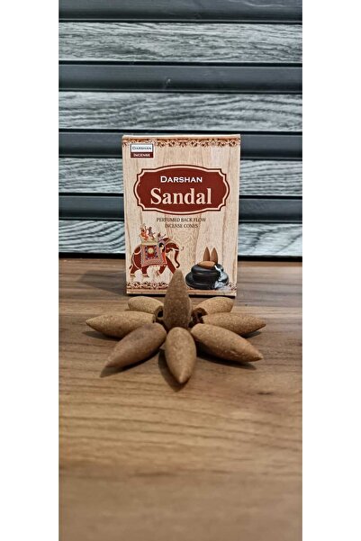 HUNATASARIM 10 Adet Geri Akış Tütsü Sandal Kokulu