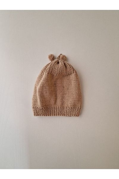 Butik 6-12 Months Baby Beanie - Hobby Cafe Hand Knitted (HAT)