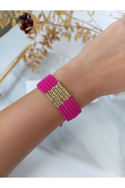 BUNİTA DESİGN Gold Detail Macrame Bracelet
