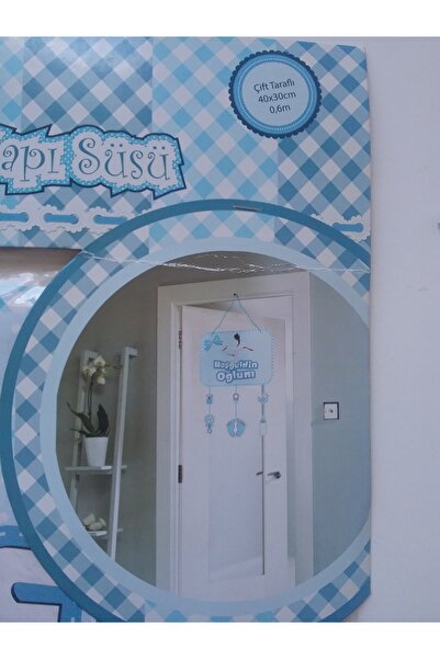 Armada Hoşgeldin Kızım Oğlum Kapı Süsü Çift Taraflı Karton ( 30 cm * 40 cm * 30 cm)