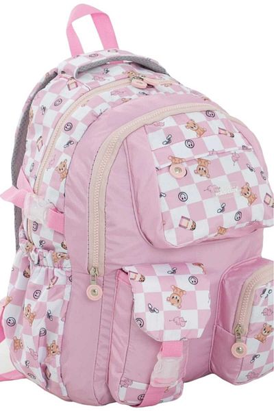 Uniquerrs Unisex Colorful Checkered Waterproof Backpack - School Bag