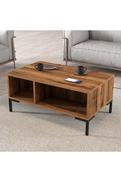 Mezza 2082 Aurora (METAL AYAKLI) Orta Sehpa Hat Rengi