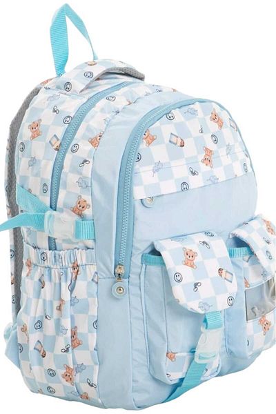 Uniquerrs Colorful Unisex Waterproof School Bag - Checkered Backpack