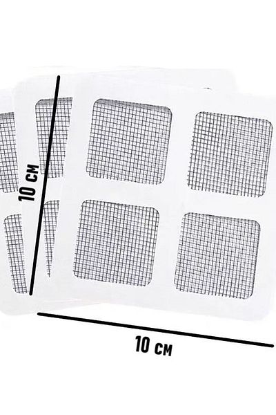 TechnoStation 10 Pieces Adhesive Bathroom Drain - Protective Hair Collector, Insect Protector Strainer 10 Pieces