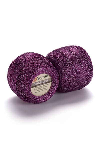 Yarnart Camellia - Glitter Lace Σχοινί Μωβ-425