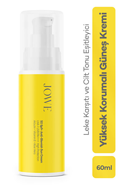 JOWE Leke Karşıtı Yüksek Korumalı 50 Spf Güneş Kremi - 60 ml