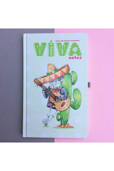 Gıpta 120 Sheets Lined Viva Notes Notebook - Hard Cover, 13x21