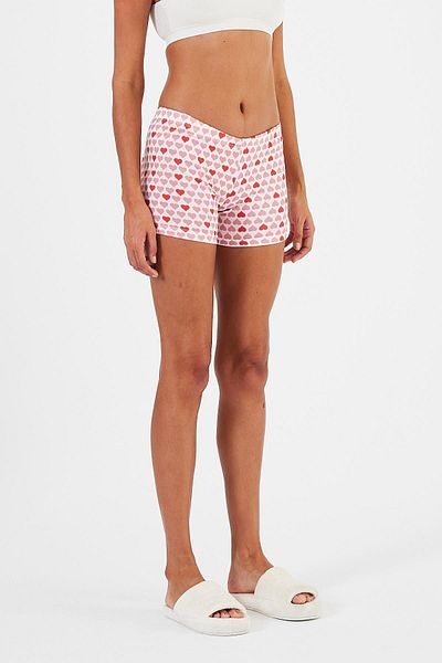 Penyelux Pink Stretchy Cotton Mini Shorts Leggings - Summer Cool, Elastic Waist