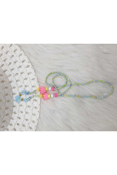 HAPPY HANDMADE Chain/ Girl's Glasses Chain Girl's Gift Karne Gift Beaded Glasses Chain