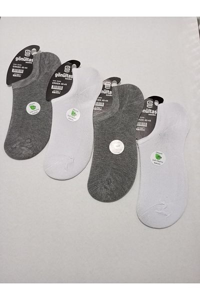Rbs MEN'S INVISIBLE SINIKIRS SOCKS SEAMLESS BAMBOO SOCKS 4-PACK