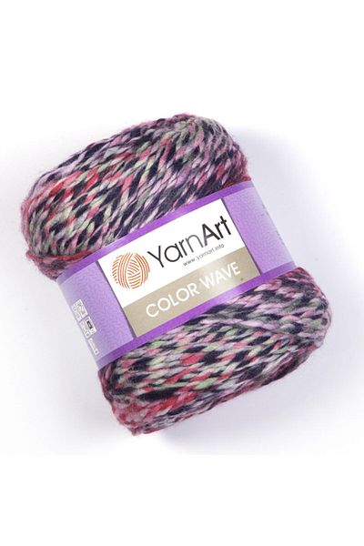 Yarnart Color Wave - Μαρμάρινο Χειροποίητο Νήμα Πλεξίματος Ebruli-112